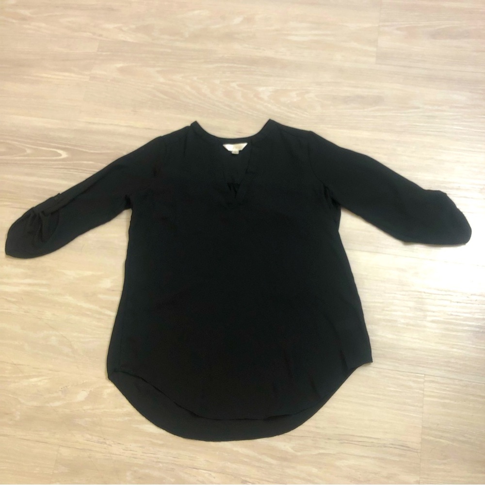 Decree Women’s Sheer Black Blouse | Medium